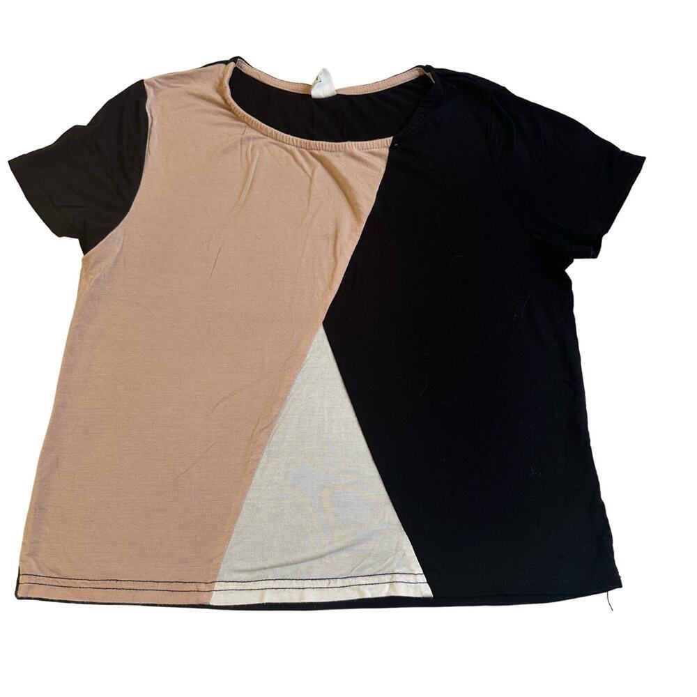 Shein Color Block T-Shirt sz 9 yrs